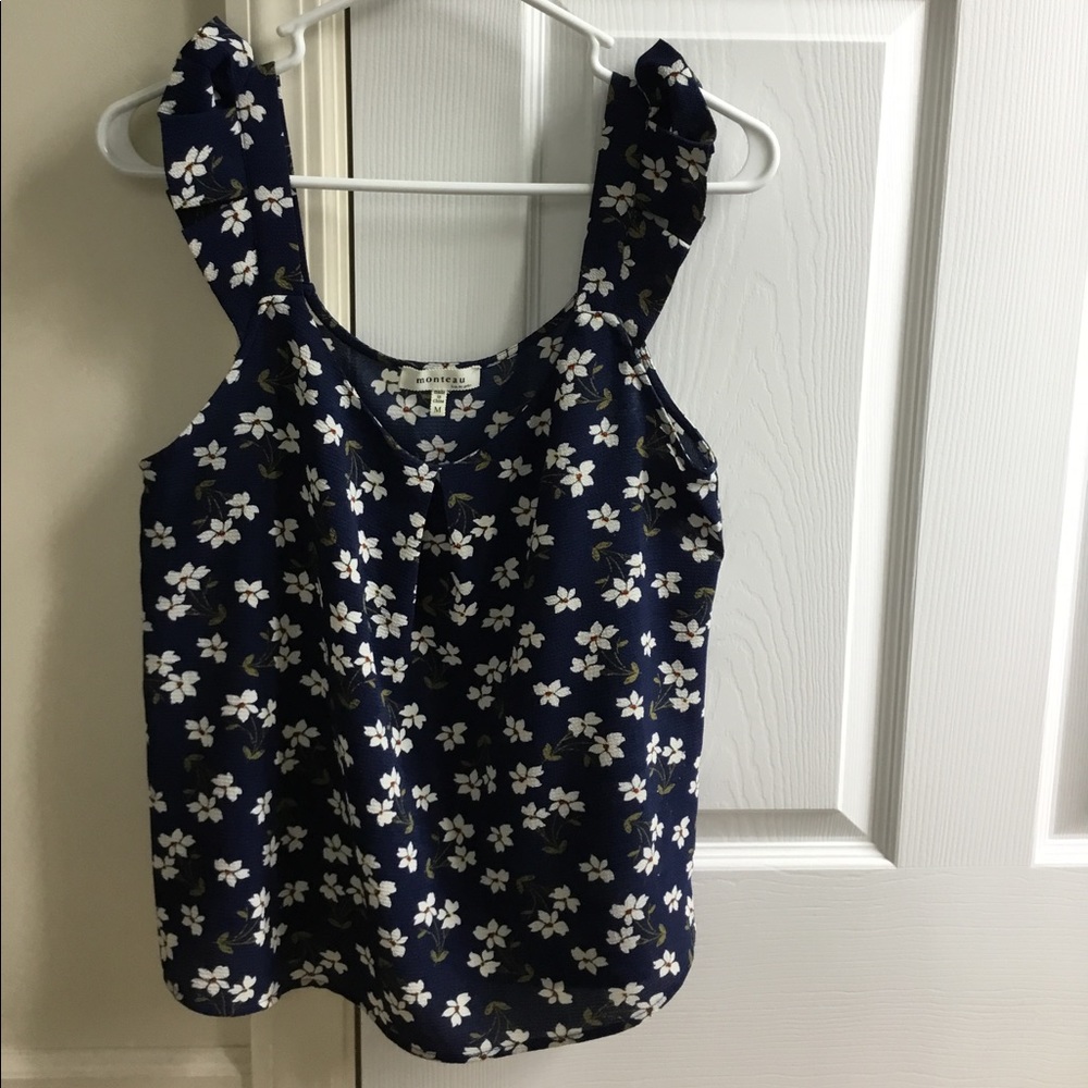 Cute summer Monteau Sleeveless Top